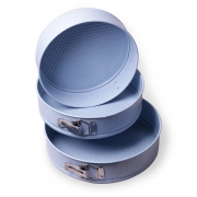 Набір роз'ємних форм Kamille 3шт 24,26,28х7см з мармуровим покриттям 6031