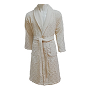 Халат чоловічий жакардовий Class Clerica Man crem кремовий