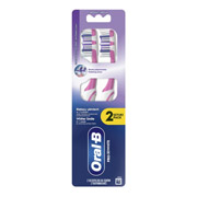 Набір зубних щіток 2 шт Відбілювання середньої жорсткості Pro 3D White Oral-B 8700216459761