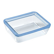Форма с крышкой прямоугольная 22x17x6 см 1,6 л Pure Glass Pyrex 242A000/8045
