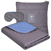 Набір дорожній Ideia трансформер плед-подушка і маска для сну