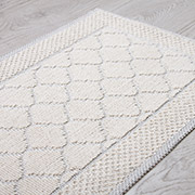 Килимок бавовняний для ванної кімнати Leaves Luxury Linens