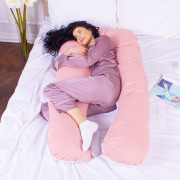 Подушка для вагітних та відпочинку U-подібна 8032 Eco Line White-Coral MirSon