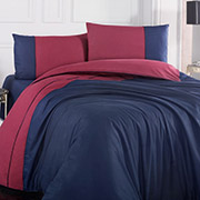 Постільна білизна Lacivert-Bordo ранфорс люкс Altinbasak