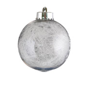 Куля новорічна 8 см Волосся ангела із наповненням Yes! Fun 972886