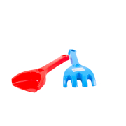 Лопатка і граблі "Квіточка" жовто-салатовий