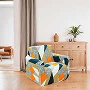 Трикотажний чохол на крісло Love you 002