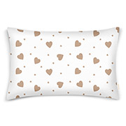 Наволочка Beige Hearts ранфорс Cosas