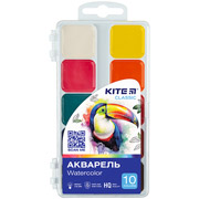 Краски акварельные 10 цветов Classic Kite K-060