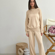 В'язані штани Katrin бежеві Art Knit