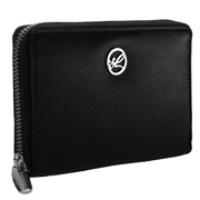 Гаманець шкіряний жіночий RFID Black P8271-0 Semi Line DAS303159