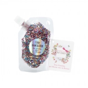 Гель-блискітки для особи, тіла і волосся 40 мл Різнобарвний Світ Lukky T18942