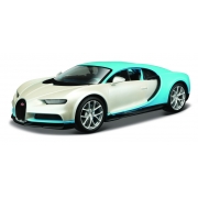 Автомодель (1:24) Bugatti Chiron біло-блакитний - тюнінг Maisto AKT-32509 white / blue