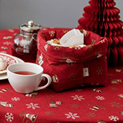 Хлібниця Дзвіночки на червоному Прованс