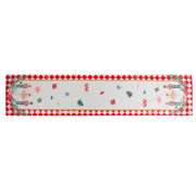 Ранер новорічний Lefard червоний