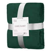 Плед Flannel Ardesto смарагдовий