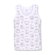 Майка 2501228кіб кулір Татошка білий з принтом