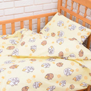 Комплект постільної білизни в ліжечко 10-0364 Beige бязь Gold Nostra