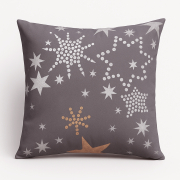 Наволочка декоративна Stars Тепло зимових снів SoundSleep бязь шоколадний