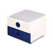 Тумбочка до парти Oxford Wite Mealux Cabinet BD-930-2 BL