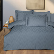 Постільна білизна Boris Dark Grey жакард First choice