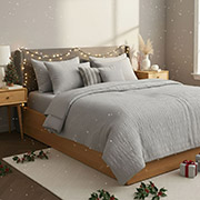 Постільна білизна Cloud Dream мікросатин жатка Ideia сірий беж