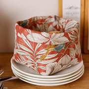 Кошик-хлібниця Пташка на теракоті Прованс