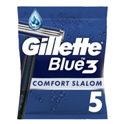 Станки одноразові для гоління 5 шт Blue 3 Comfort Slalom Gillette 8006540808689.