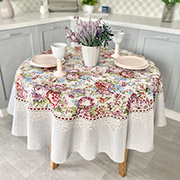 Скатертина гобеленова кругла LiMaSo Round1186