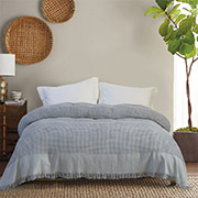 Покривало бавовняне Egi Lotus Home світло-сірий