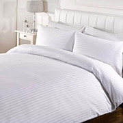 Підковдра на блискавці White страйп-сатин Good-Dream білий