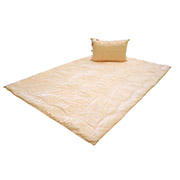 Набір демісезонна антиалергенна ковдра та подушка Руно Rose Pink