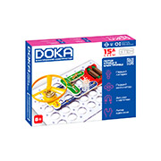 Конструктор електронний Doka Перші кроки в електроніці Набір А D70709