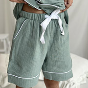 Дитячі муслінові піжамні шорти Viva Cosy евкаліпт VIMUЕ5200