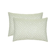 Набір із двох бязевих наволочок Горох Home Line бежевий