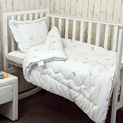 Набір дитячий Bamboo Style Demi демісезонна ковдра та подушка Руно