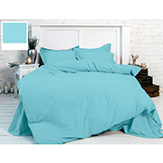 Простирадло MirSon бязь 12-4608 Lucretia світло блакитна