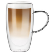 Чашка з подвійною стінкою 450 мл Guten Morgen Ringel RG-0002/450