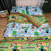 Постельное белье подростковое бязь Игра Майнкрафт Selena 110346