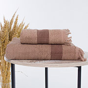 Набір махрових рушників 106 Elite Luxury Coffee Mirson 2 шт в подарунковій коробці