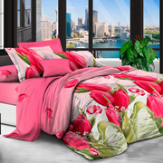 Постільна білизна Тюльпани полікоттон Selena 600137