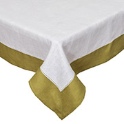 Скатертина лляна з мережкою та кантом LiMaSo SKL13