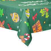 Скатертина бавовняна Merry Christmas Home Line зелена