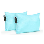 Набір бавовняних середніх подушок 1625 Eco Light Blue MirSon