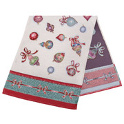 Дорожка гобеленовая новогодняя LiMaSo Ёлочные игрушки