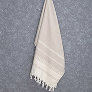 Рушник для сауни та пляжу Bergama Arya бежевий