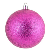 Куля новорічна 8 см Yes! Fun 973187 фіолетова глітер