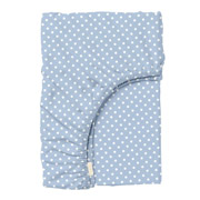 Простирадло на гумці в дитяче ліжечко Blue Dots Cosas ранфорс
