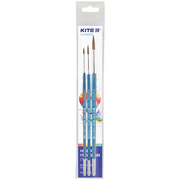 Набор из 3 кистей пони круглая Classic Kite K-341