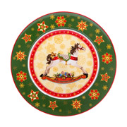 Тарілка порцелянова 21 см Christmas Collection Lefard 986-141